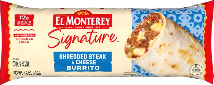 El Monterey Shredded Steak & Cheese Burrito - 4.8 Ounces