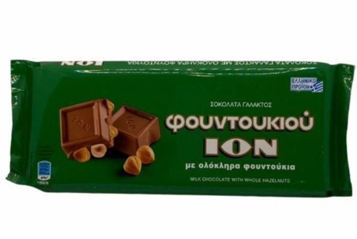Ion Milk Chocolate with Hazelnuts - 200 Grams