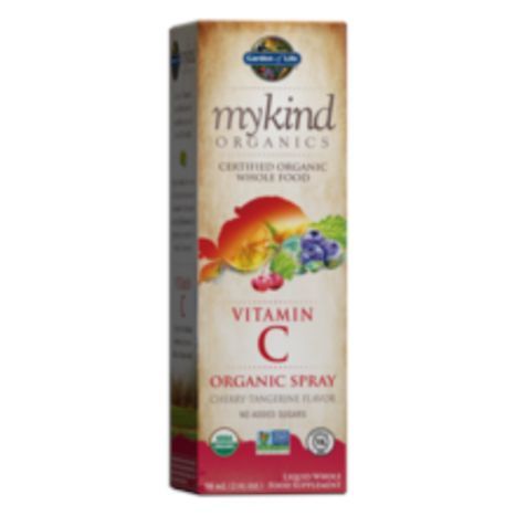 Garden of Life MyKind Organics Vitamin C, Cherry Tangerine, MyKind Organics, Spray, Box