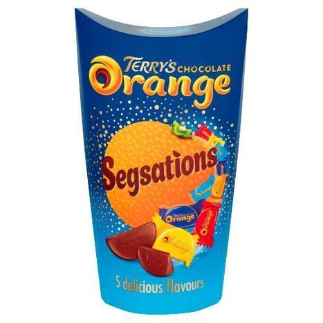 Terry's Chocolate Orange Segsations Mixed Chocolate Carton - 300 Grams
