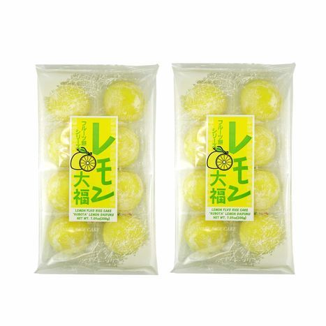 Kubota Lemon Flavor Fruit Mochi Baked Cake Snack - 200 Grams