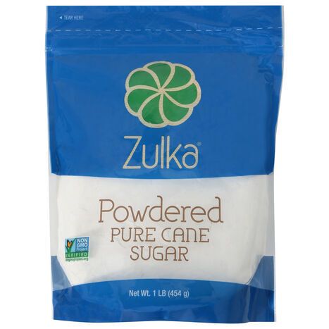 Zulka Powdered Pure Cane Sugar - 1 Pound