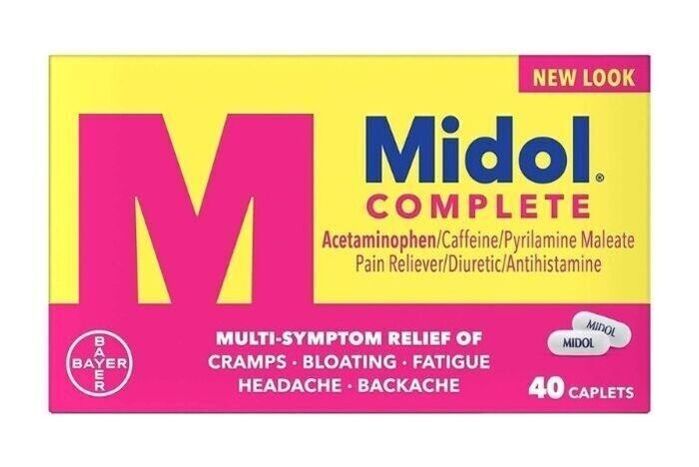 Midol Complete, Caplets - 40 Caplets