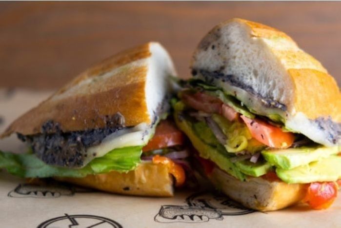 Cheese and Veggie Deli Sandwich