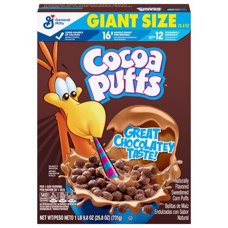 Cocoa Puffs Corn Puffs Giant Size - 25.8 Ounces