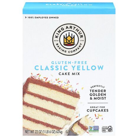 King Arthur Baking Company Gluten-Free Classic Yellow Cake Mix - 22 Ounces