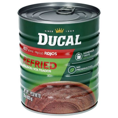 Ducal Refried Beans, Red - 29 Ounces
