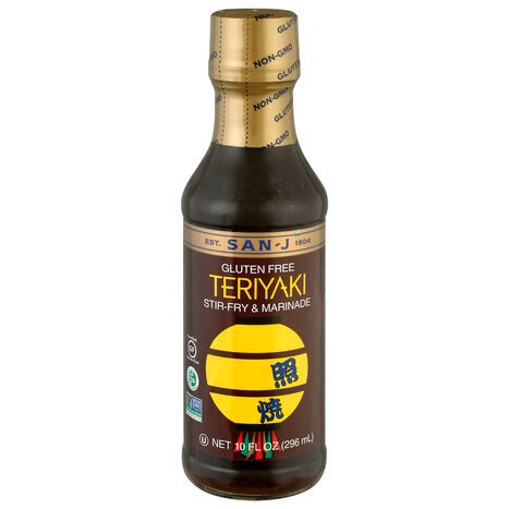 San-J Stir-Fry & Marinade, Gluten Free, Teriyaki - 10 Fluid Ounces