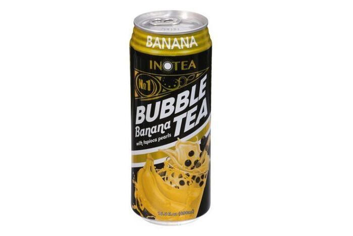 Inotea Bubble Tea, Banana - 16.6 Fluid Ounces