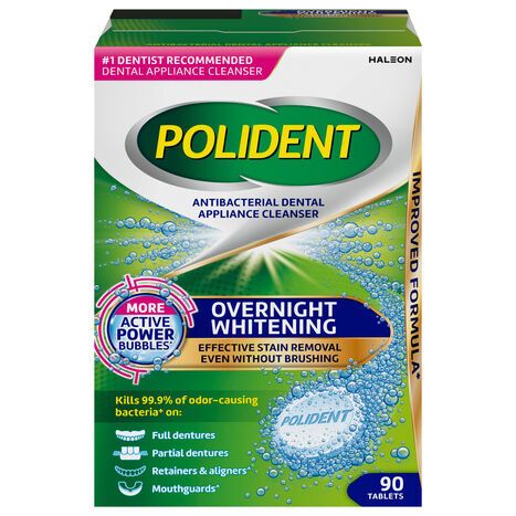 Buy Polident Tablets Overnight Whitening Anti... Online | Mercato