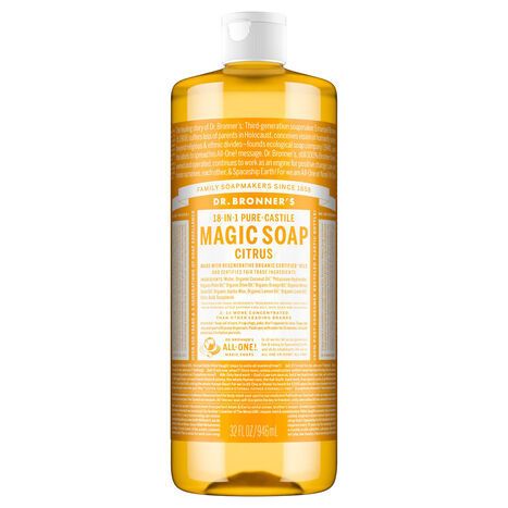 Dr. Bronner's 18-in-1 Pure-Castile Citrus Magic Soap - 32 Fluid Ounces