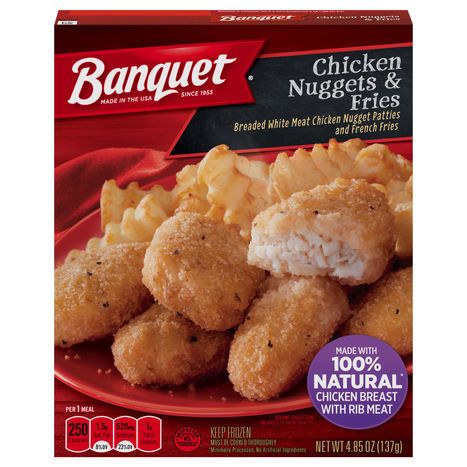 Banquet Chicken Nuggets & Fries - 4.85 Ounces