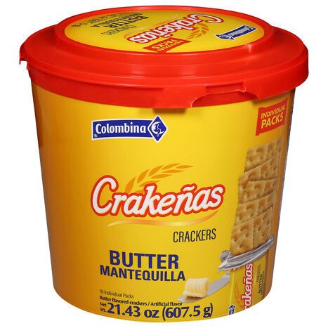 Colombina Butter Crackers - 18 Pack