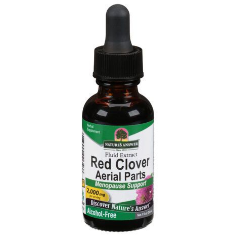 Nature's Answer Red Clover Aerial Parts, Fluid Extract, 2000 mg - 1 Fluid Ounce