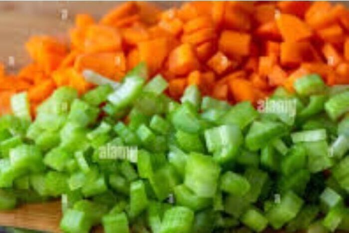 FRESH CHOPPED CELERY & CARROTS