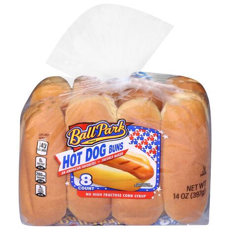 Ball Park Hot Dog Buns - 8 Buns