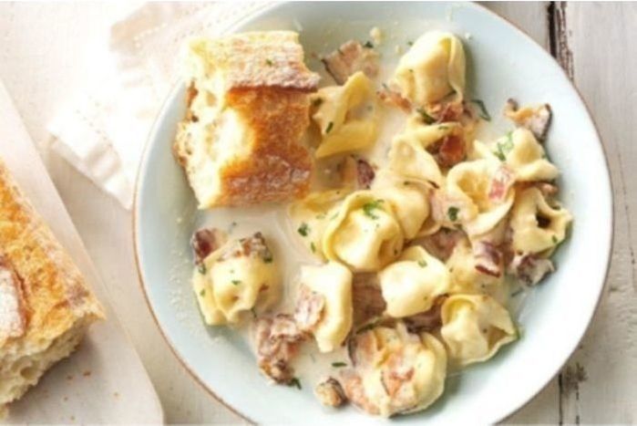 Tortellini Carbonara Half Tray