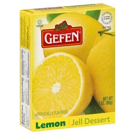 Gefen Jell Dessert, Lemon - 3 Ounces