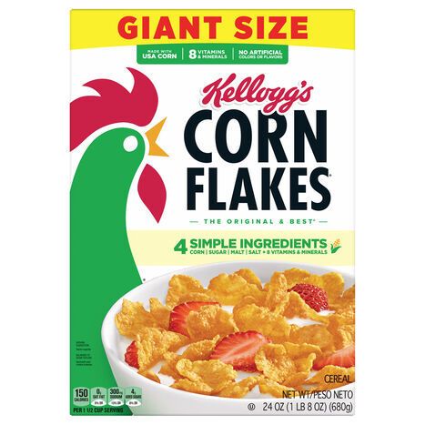 Corn Flakes Cereal Giant Size - 24 Ounces