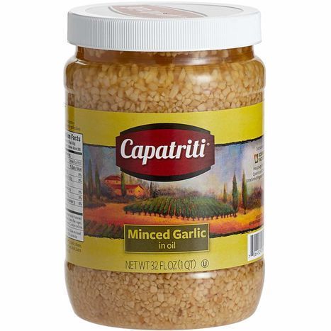 Capatriti Minced Garlic in Oil - 32 Ounces