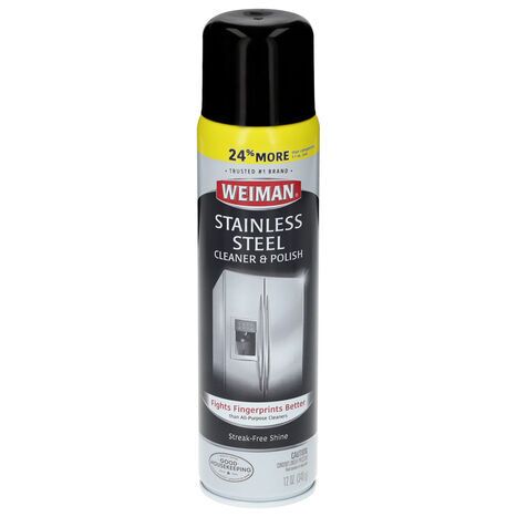 Weiman Stainless Steel Cleaner & Polish - 12 Ounces