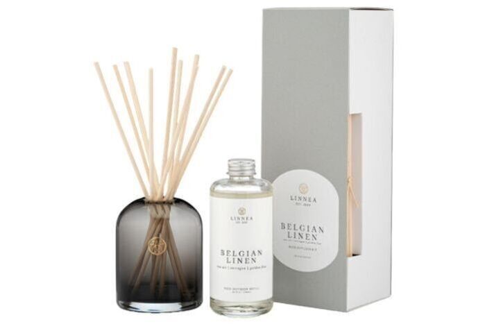 Linnea Reed Diffuser Kit, Belgian Linen 6.8oz