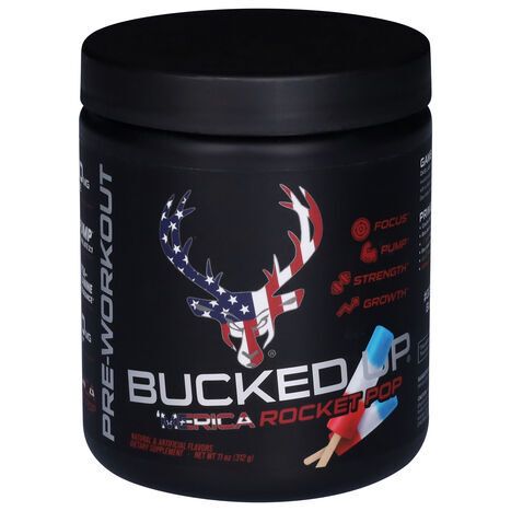 Bucked Up Merica Rocket Pop Pre-Workout - 11 Ounces