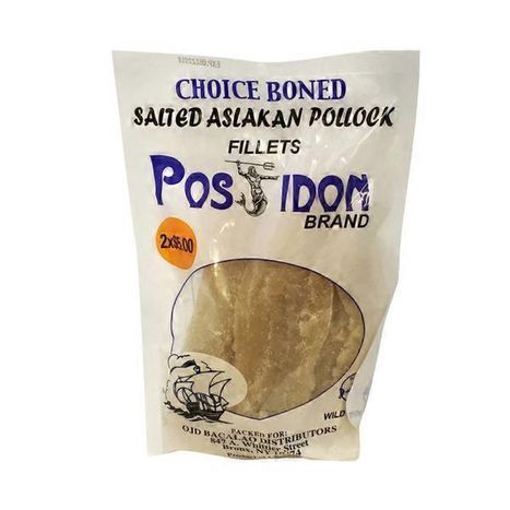 Poseidon Salted Alaska Pollock Fillets - 12 Ounces
