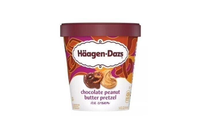 Haagen Dazs - Chocolate Peanut Butter Pretzel Ice Cream (1 pt.)