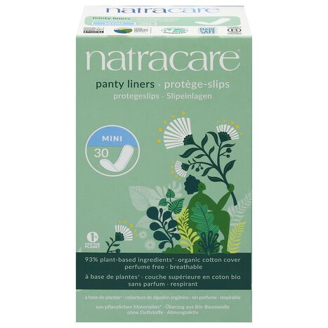 Natracare Mini Panty Liners - 30 Liners