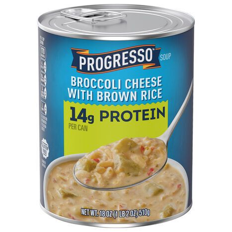 Progresso Broccoli Cheese with Brown Rice Soup - 18 Ounces