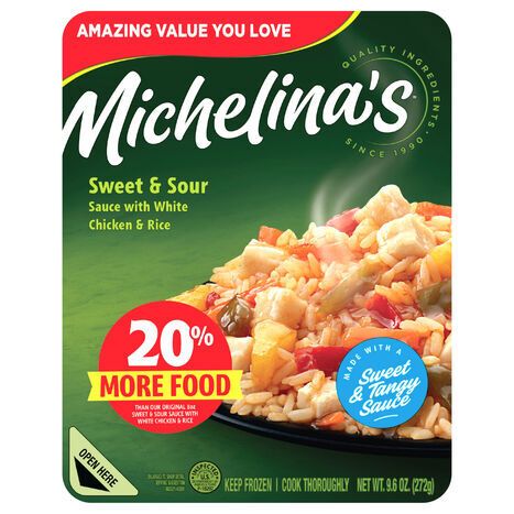 Michelina's Asian Sweet & Sour Sauce with White Chicken & Rice - 9.6 Ounces