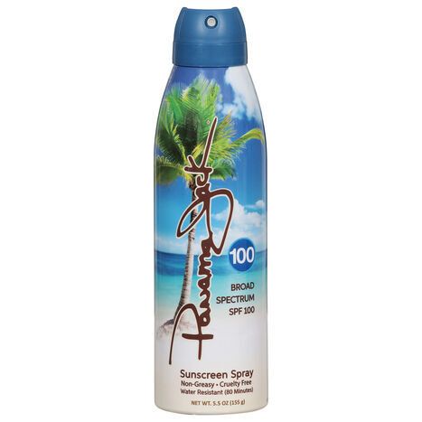 Panama Jack Sunscreen Spray, Broad Spectrum SPF 100 - 5.5 Ounces