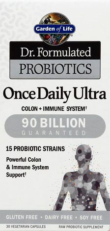 Garden Of Life Probiotics, Once Daily Ultra, Vegetarian Capsules - 30 Capsules