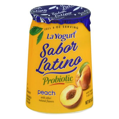 La Yogurt Yogurt, Lowfat, Peach - 6 Ounces