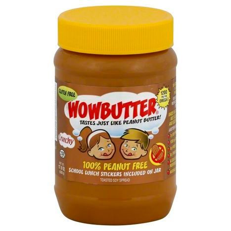 Wowbutter Soy Butter, Toasted, Crunchy - 17.6 Ounces