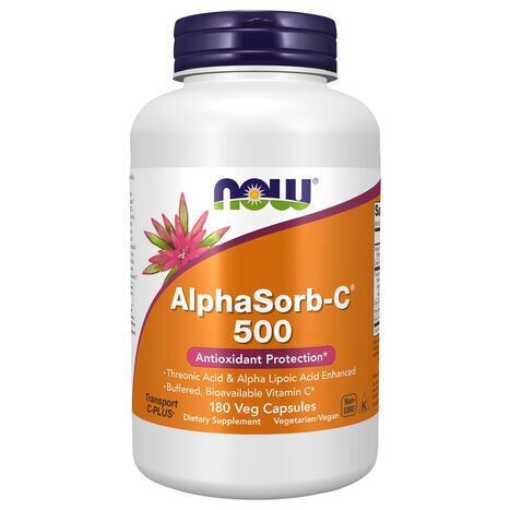 Buy NOW Veg Capsules AlphaSorb-C 500 - 180 Ve... Online | Mercato