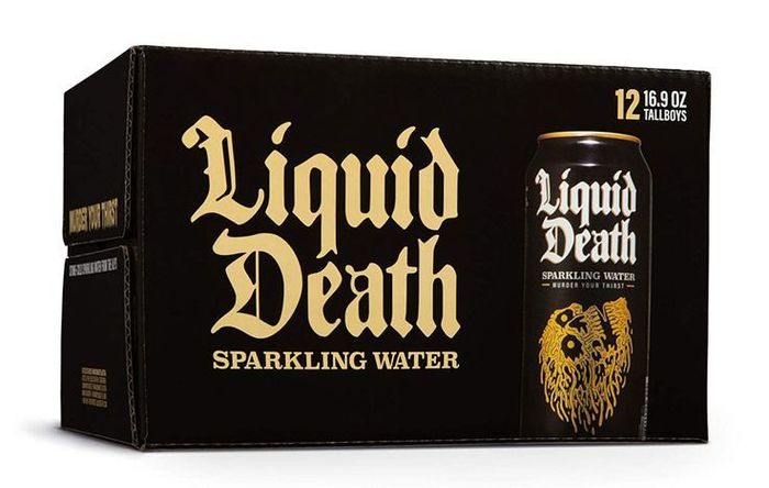 Liquid Death Sparkling Water 12 Pack - 12 Pack (16.9 Ounces Each)