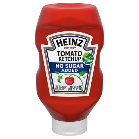Heinz No Sugar Added Tomato Ketchup - 29.5 Ounces
