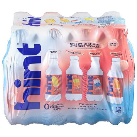 Hint Star Spangled Still Water Variety Pack - 12 x 16 Fluid Ounces
