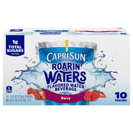 Capri Sun Berry Flavored Water Beverage - 10 x 6 Fluid Ounces