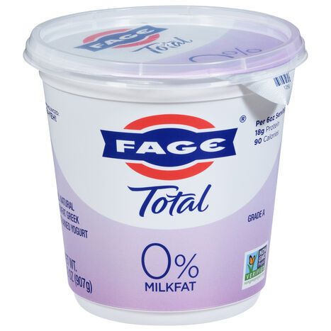 Fage Nonfat Strained Greek Yogurt - 32 Ounces