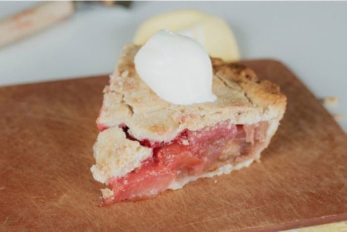 Rustic Inn Strawberry Rhubarb Pie