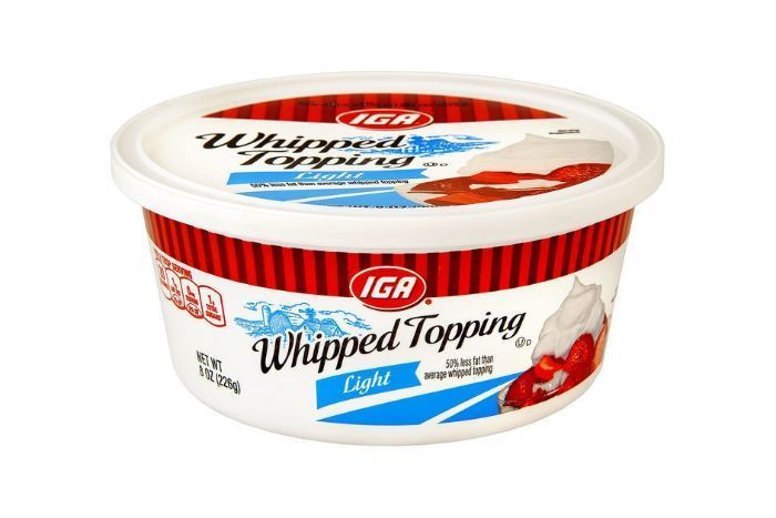 Buy Whipped Topping Light - 8 Ounces Online | Mercato