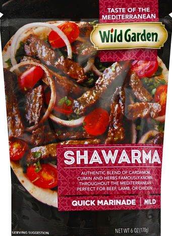 Wild Garden Marinade, Quick, Shawarma - 6 Ounces