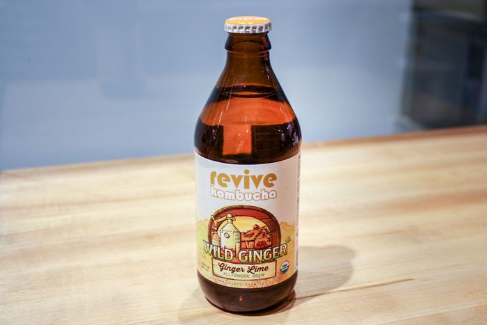 Revive Kombucha Kombucha, Ginger Lime, Wild Ginger - 12 Ounces