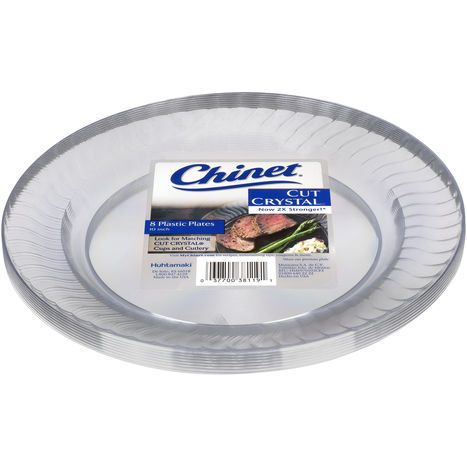 Chinet Plastic Dinner Plate 10in (8 Count) - 8 Plates