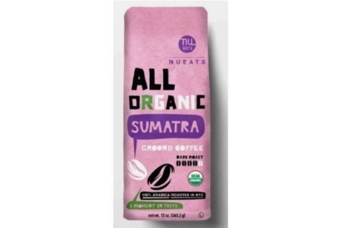 Nu Eats Sumatra Dark Roast Ground Coffee 12oz