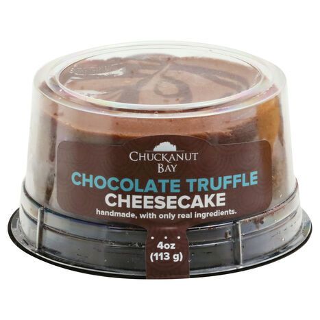 Chuckanut Bay Cheesecake, Chocolate Truffle - 4 Ounces
