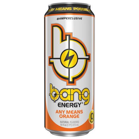 Bang Any Means Orange Energy Drink - 16 Fluid Ounces